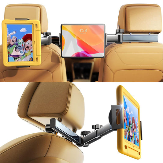 Lisen Headrest Car Holder for Phone / Tablet, 4.7inch - 12.9inch, Black YL0423090004