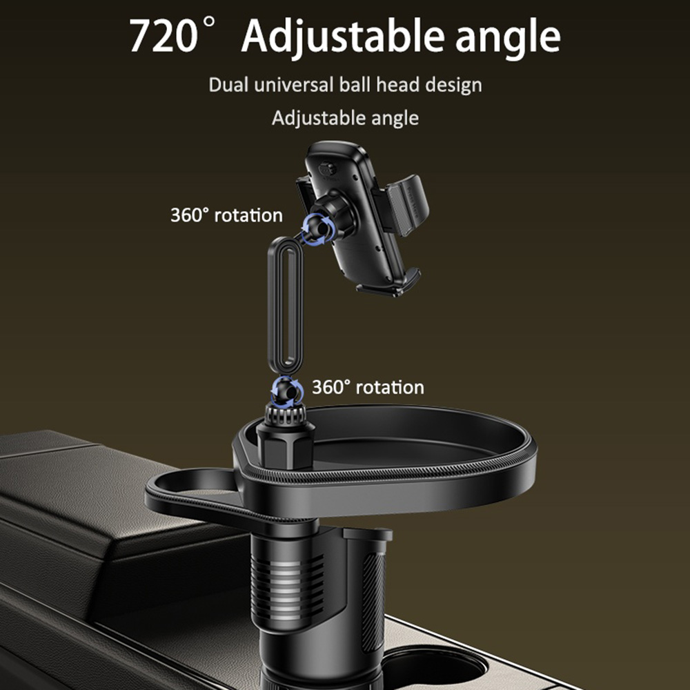 Yesido C274 Car Mount, 4.7inch - 7.2inch, Black, Resealed