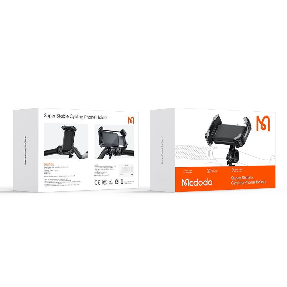 McDodo CM-5240 Basalt Bicycle Holder, 4.2inch - 6.5inch, Black