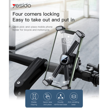 Yesido C191 Bicycle Holder, 4.5inch - 6.8inch, Black