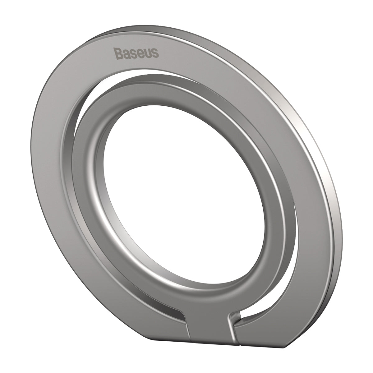 Baseus Halo Ring Holder, Universal, Silver SUCH000012