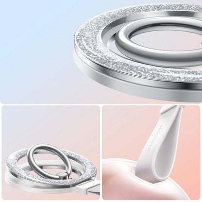 Joyroom JR-ZS425 Glitter Ring Holder, Universal, White