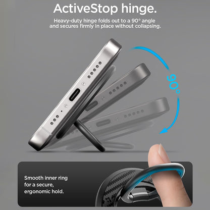 Spigen O-Mag OM106 Ring Holder, Universal, Black AMP09334