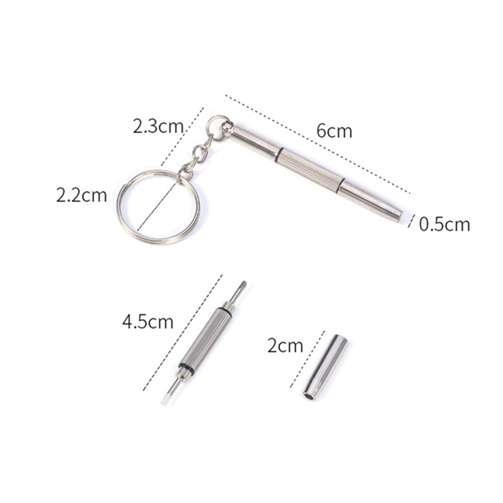 Techsuit ST1 Screwdriver for Glasses, Silver