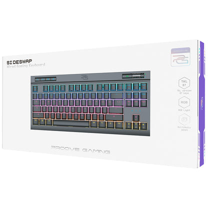 Proove Sideswap Wired USB Gaming Keyboard, RGB, 1.5m, Black CKSIEN00022401