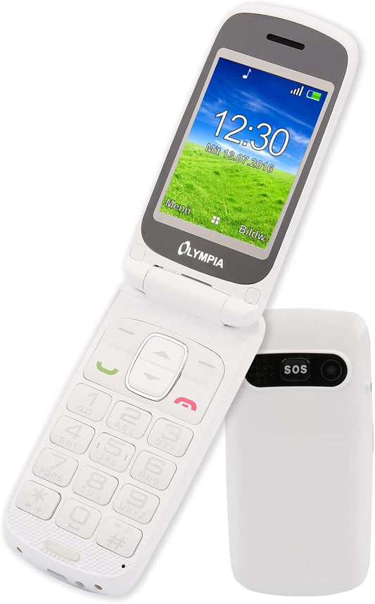 Olympia Primus Dual SIM Mobile Phone, White 2234