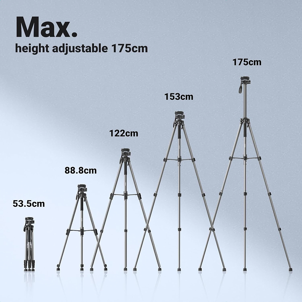 Tripod 1/4inch UGREEN LP661 (15187), Black, Resealed