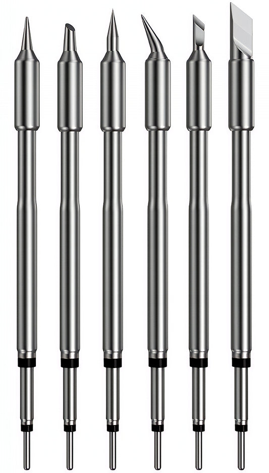Fnirsi HS-02/245 Soldering Iron Tip, Set of 6 pieces