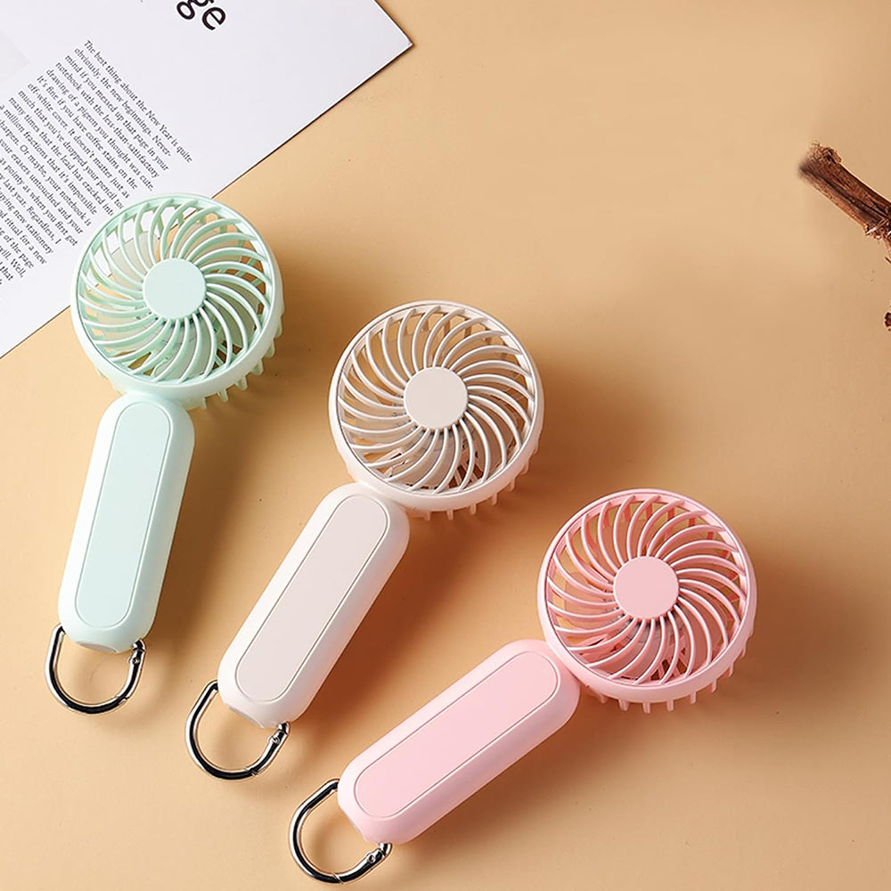 Techsuit A217 Portable Fan, Pink Gold