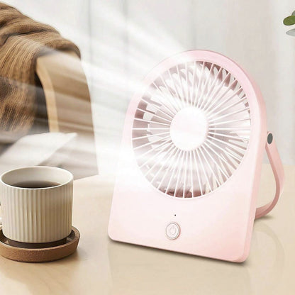 Techsuit CT-108 Portable Fan, Pink