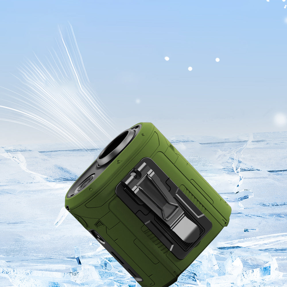 Techsuit Z14 Portable Fan with 5000mAh External Battery, Orange